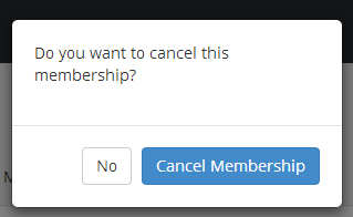 cancel membership metart cancellation clicking asking confirm bring word box